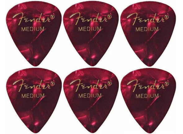 Fender 351 Red Moto Gross Med Vermelho 6 Pack Fender 351 Red Moto Gross Med Vermelho 6 Pack